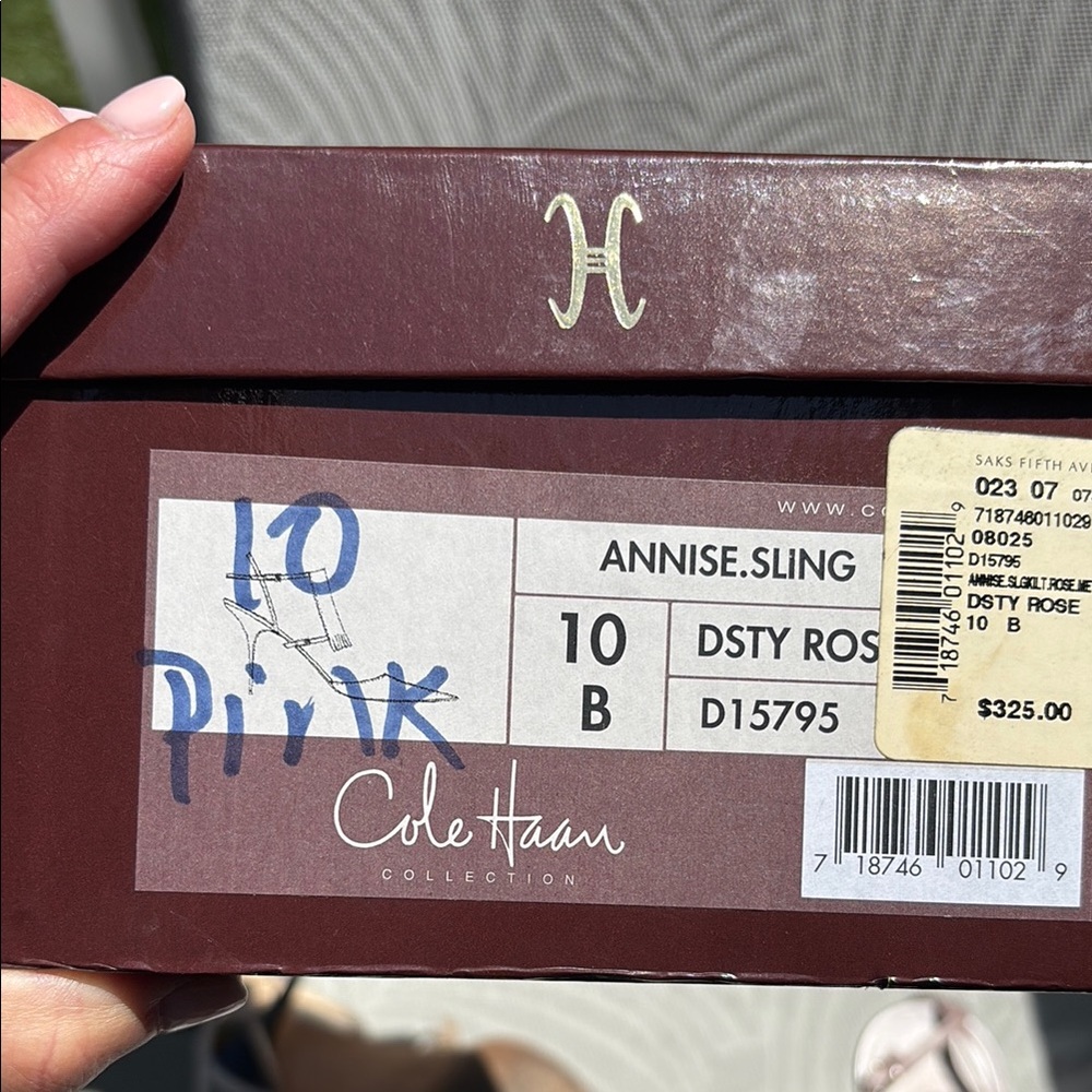 Cole Haan Annise Slingback Heels - Pink - Picture 3 of 6